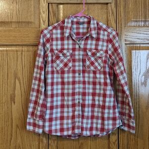 Eddie Bauer plaid flannel